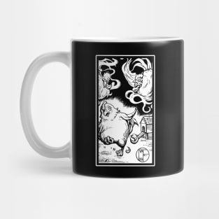 Ghost Chickens - White Outlined Design Mug